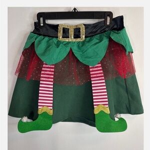 Love On A Hanger Elf Christmas Skirt Size XS. Brand new without tags